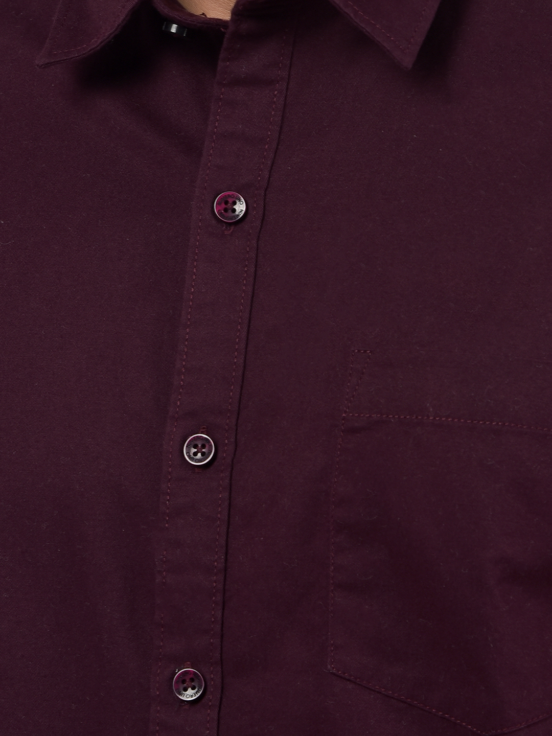 Numero Uno Men SOLID Purple Shirt